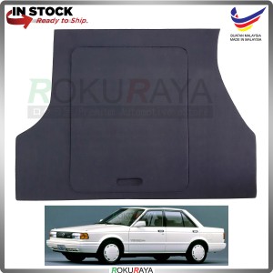 Nissan Sentra B12 Custom Fit 15mm Rear Bonnet Spare Tyre Tire Tayar Cover Back Hard Board Papan (Carpet Wrapped)